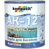 Фарба Kompozit для басейнів АК-12 блакитний мат 0,9 кг