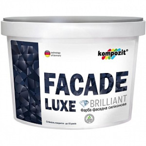 Фарба Kompozit Facade Luxe (база А) білий 7 кг
