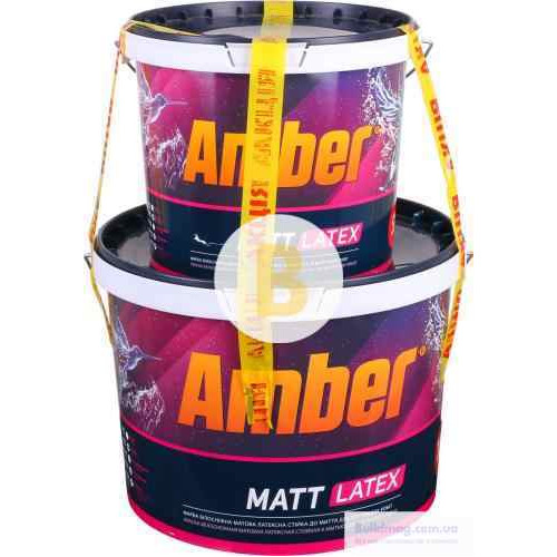 Фарба латексна Amber Matt Latex мат білий 15 л 10 + 5 л