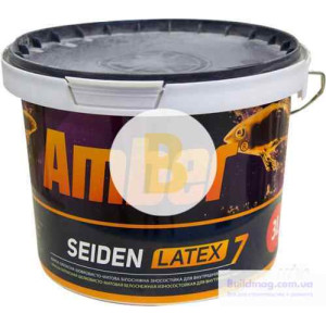 Фарба латексна Amber SEIDEN LATEX 7 TR шовковистий мат база під тонування 3 л