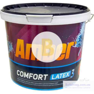 Фарба латексна Amber Сomfort Latex 3 мат білий 5 л