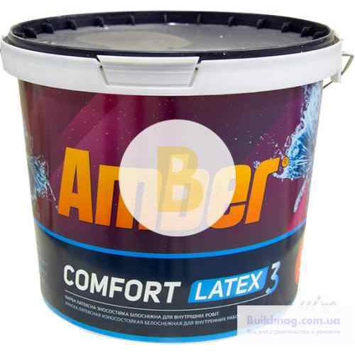 Фарба латексна Amber Сomfort Latex 3 мат білий 5 л
