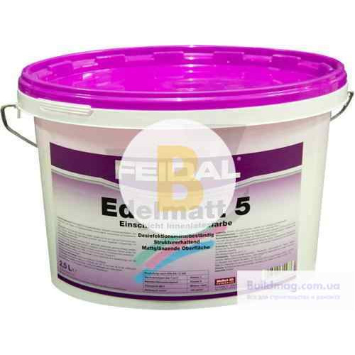 Фарба латексна Feidal Edelmatt 5 шовковистий мат білий 2,5 л