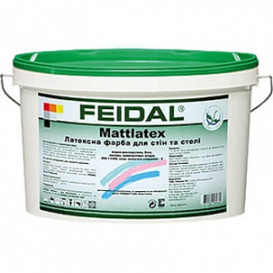 Фарба латексна Feidal Mattlatex мат білий 5л
