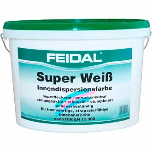 Фарба латексна Feidal Super Weiss мат білий 2,5л