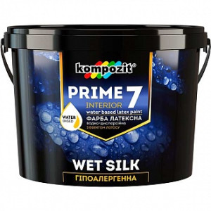 Фарба латексна Kompozit PRIME 7 база А мат білий 4.5 л