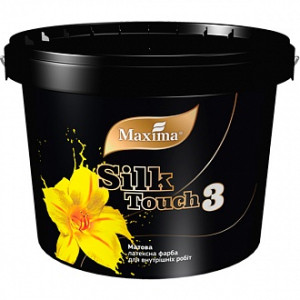 Фарба латексна Maxima Silk Touch 3 білий глибокий мат 1.2 кг
