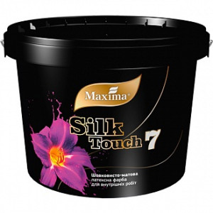 Фарба латексна Maxima Silk Touch 7 шовковистий мат білий 1 л