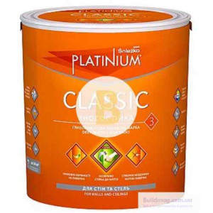 Фарба латексна Sniezka Platinium Classic глибокий мат білий 2.5 л 3.4 кг