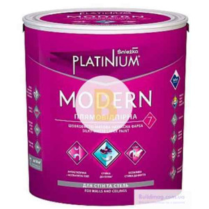 Фарба латексна Sniezka Platinium Modern Baza C шовковистий мат база під тонування 2.5 л 3 кг