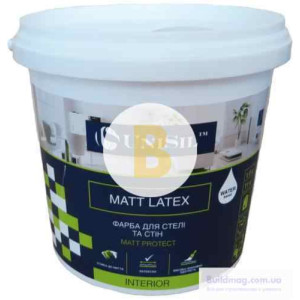 Фарба латексна UniSil Matt latex мат білий 1,4 кг