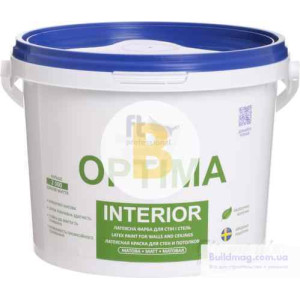 Фарба латексна водоемульсійна FT Professional Optima Interior Base A білий глибокий мат 1 л