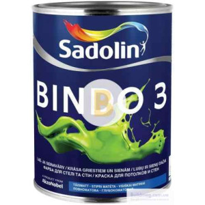 Фарба Sadolin Bindo 3 WO білий 1 л