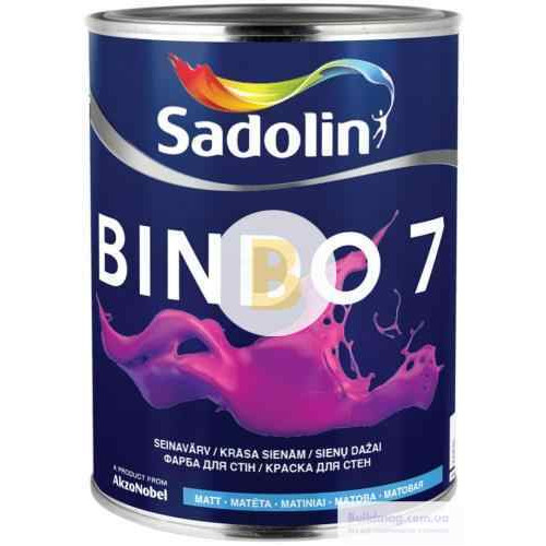 Фарба Sadolin Bindo 7 WO білий 1 л