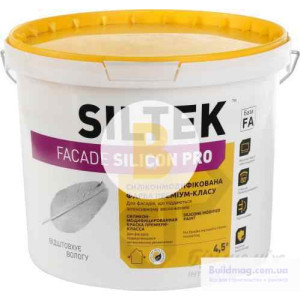 Фарба Siltek FACADE SILICON PRO База FА білий 4,5л