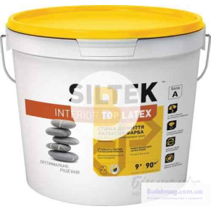 Фарба Siltek INTERIOR TOP LATEX База А білий 9л