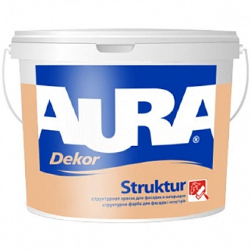Фарба структурна Dekor Struktur Aura білий 2,5 л 3,7 кг