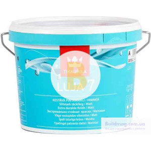 Фарба TIKKURILA luja 7, база А білий 2,7 л 3,4 кг