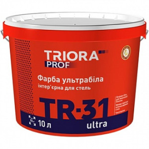 Фарба Triora TR-31 ultra ультра білий 3 л