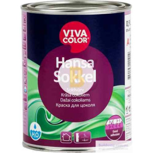 Фарба Vivacolor Hansa Sokkel лугостійка база А білий 0.9 л 1.4 кг