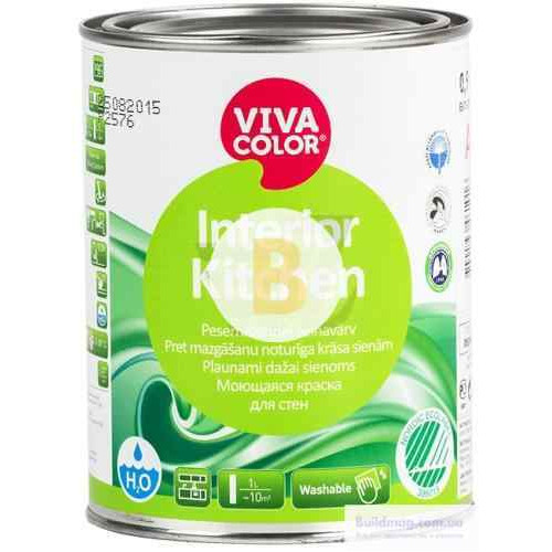 Фарба Vivacolor Interior Kitchen, база З база під тонування 0,9 л 1,1 кг