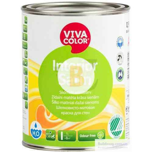 Фарба Vivacolor Interior Satin, база З база під тонування 0,9 л 1,1 кг