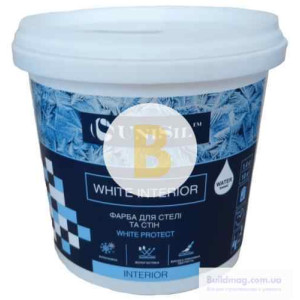 Фарба водоемульсійна UniSil White interior мат білий 1,4 кг