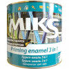 Грунт-емаль MIKS Color 3 в 1 чорний глянець 0,8 кг