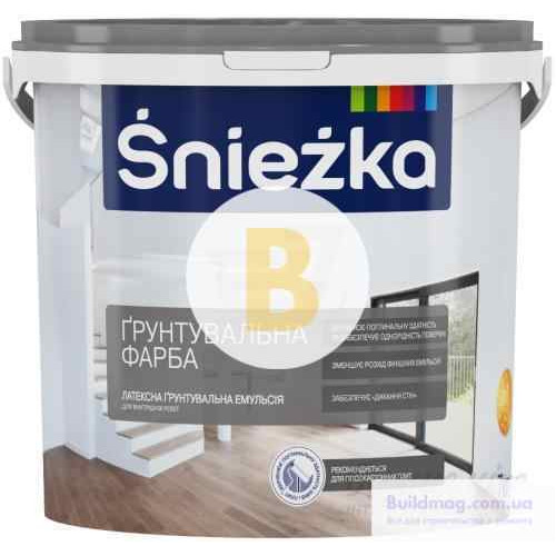 Ґрунтувальна фарба Sniezka білий 5 л 7 кг