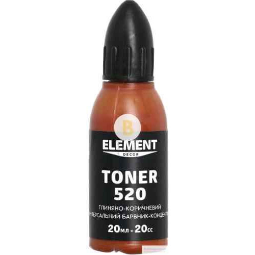 Колір Element Decor Toner глиняно-коричневий 20 мл