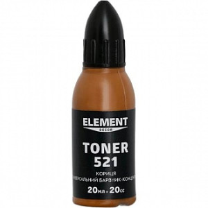 Колір Element Decor Toner кориця 20 мл