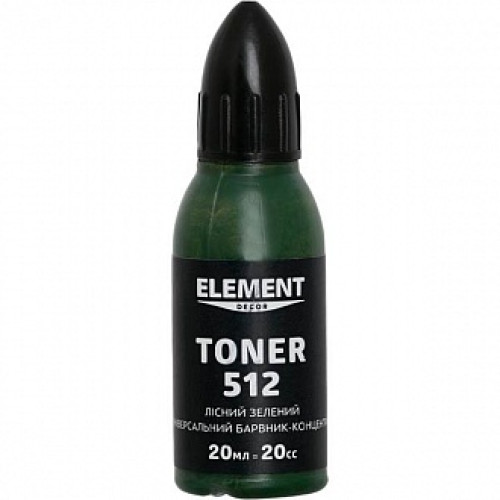 Колір Element Decor Toner лісовий зелений 20 мл