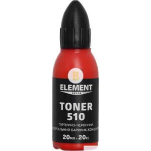 Колір Element Decor Toner пурпурно-червоний 20 мл