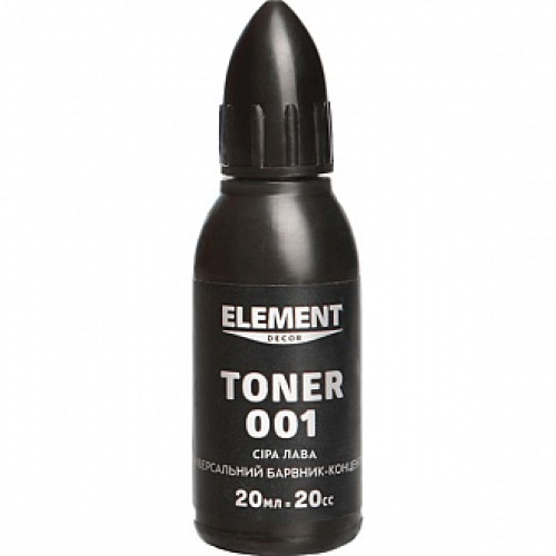 Колір Element Decor Toner сіра лава 20 мл