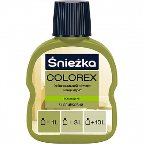 Пігмент Sniezka Colorex оливковий 100 мл