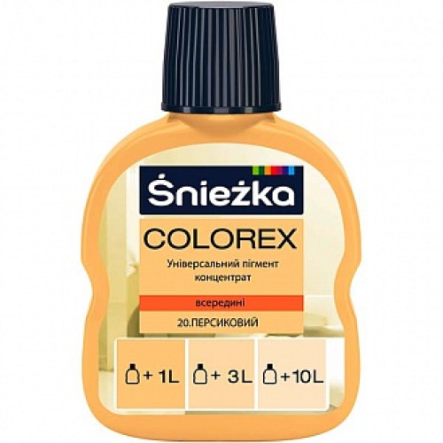 Пігмент Sniezka Colorex персиковий 100 мл