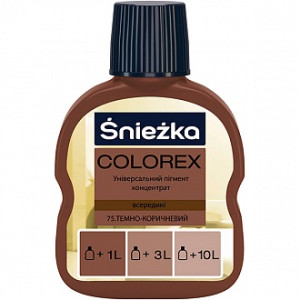Пігмент Sniezka Colorex темно-коричневий 100 мл
