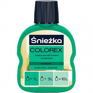 Пігмент Sniezka Colorex весняно-зелений 100 мл