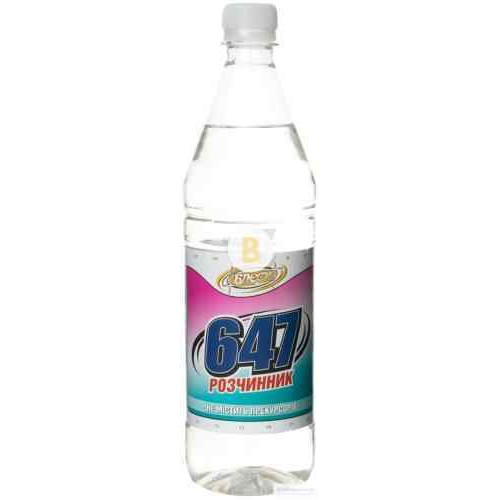 Розчинник 647 Блиск 0,8 л