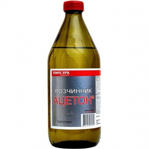 Розчинник Ацетон+ ХімреZерв 0,5 л