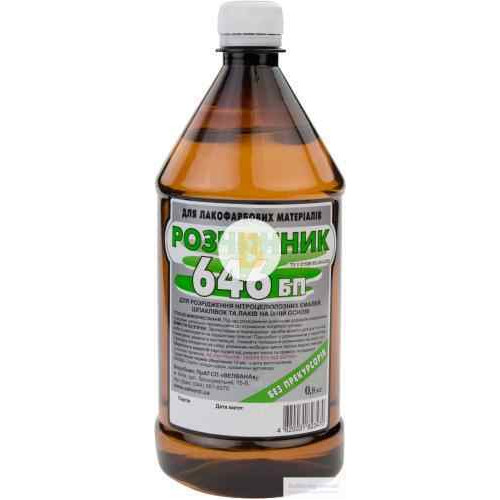 Розчинник БП 646 Velvana 0,8 л