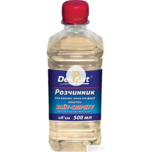Розчинник для емалей, лаків та фарб DekArt 0.5 л