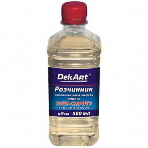 Розчинник для емалей, лаків та фарб DekArt 0.85 л