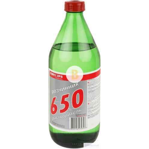 Розчинник Р-650 (скло) ХімреZерв Вага: 0.82 кг